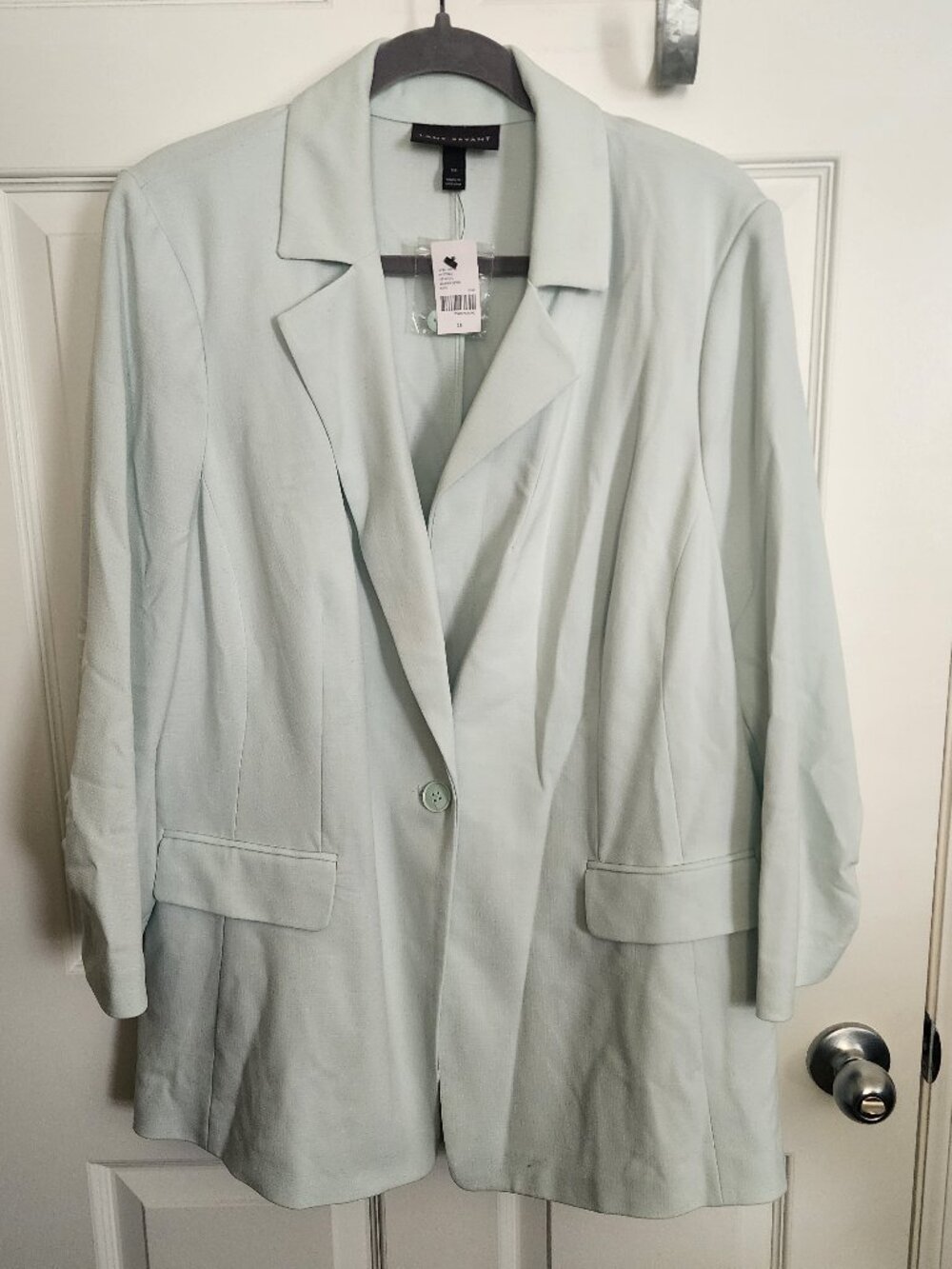 NWT Lane Bryant Blazer Mint Green size 18/20